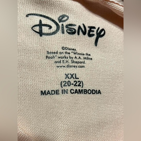 Disney Winnie the Pooh Pajama Set - Peach and White New without tags - Picture 5 of 5